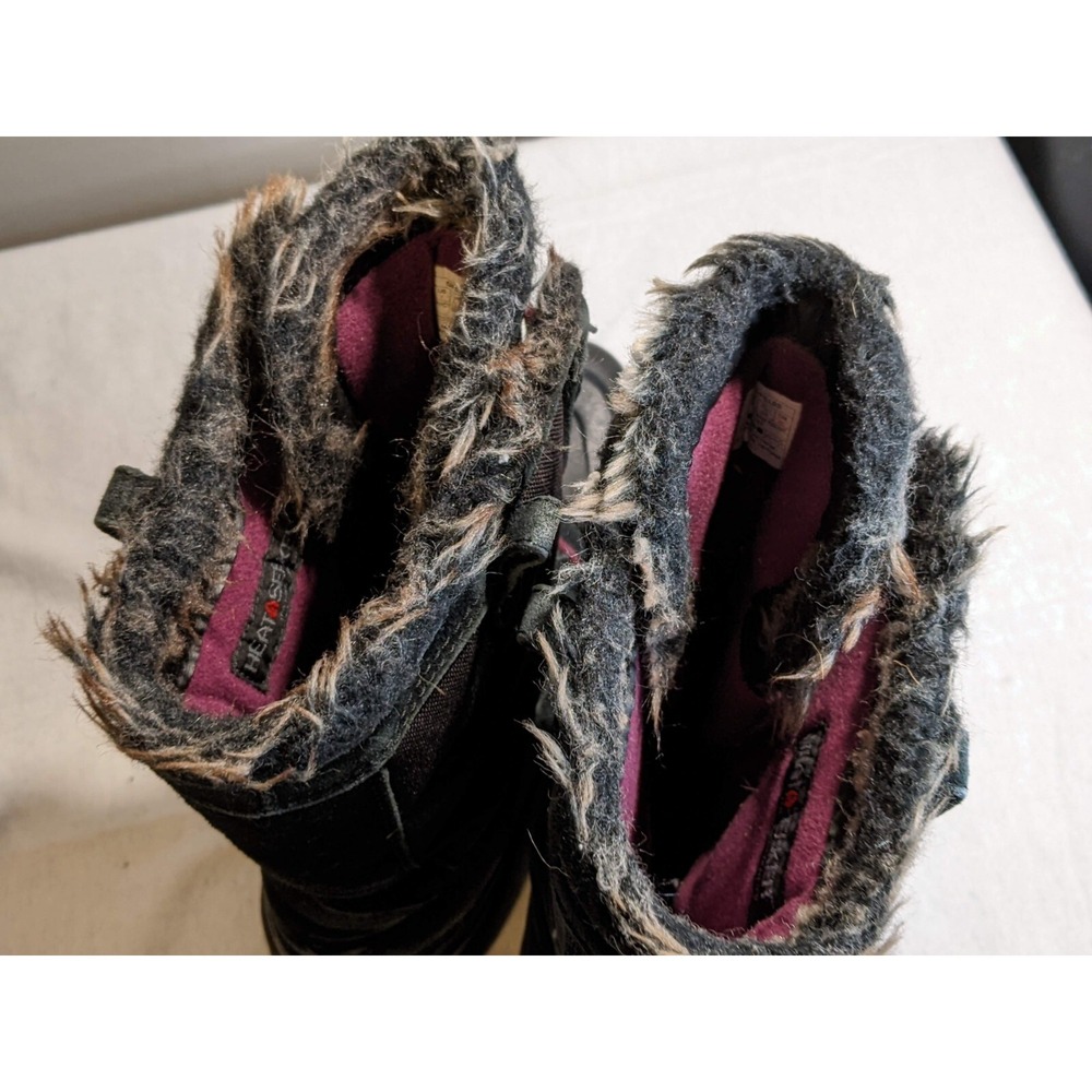 The North Face Faux Fur Womens Girls Winter Snow Boots Size US 7 Pink‎ - Picture 3 of 6